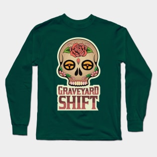 Grave Yard Shift (logo) Long Sleeve T-Shirt